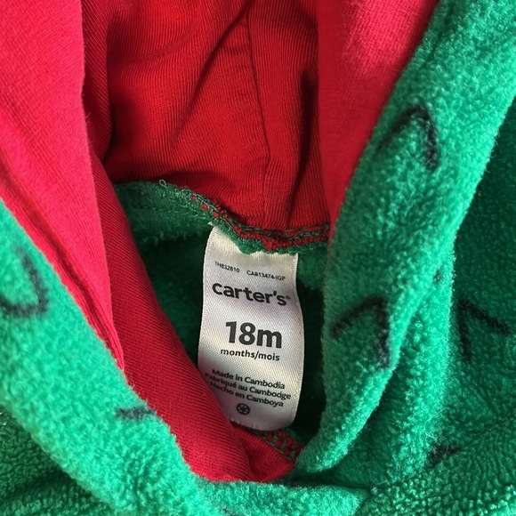 18M fleece Dinosaur hoodie - Picture 4 of 5